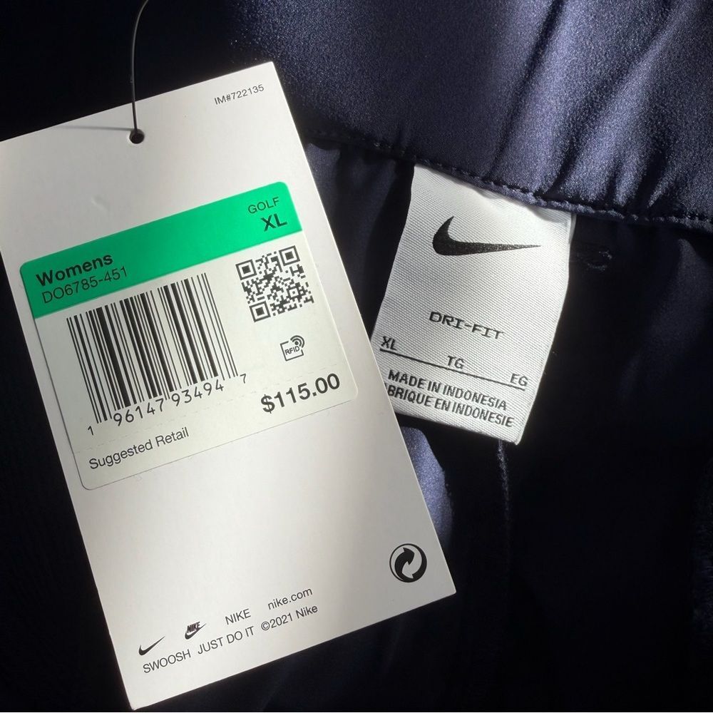 Nike Womens Dri-FIT Tour Stretch Golf Pants Blue NWT XL - Picture 12 of 12